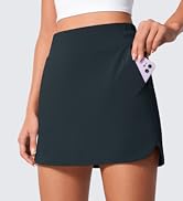YOGA High Waisted Dolphin Running Shorts for Womens Mesh Liner for Gym Workout Athletic with Zipper Pocket