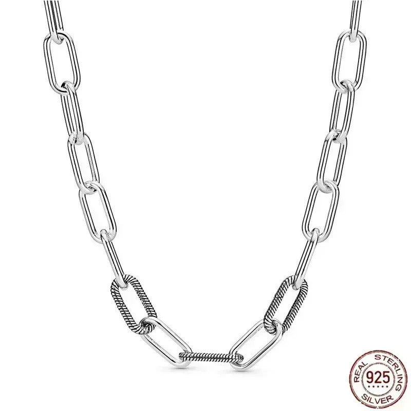 Hot selling 925 sterling silver pendant necklace shines with classic luxury heart-shaped square necklace, women's jewelry gift