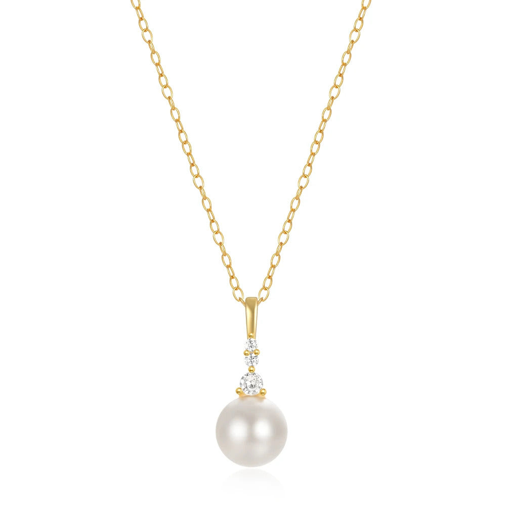 925 Sterling Silver Horse Eyes Colored Zircon Collarbone Necklace For Women 18K Gold Ins Lune Necklace Fine Jewelry