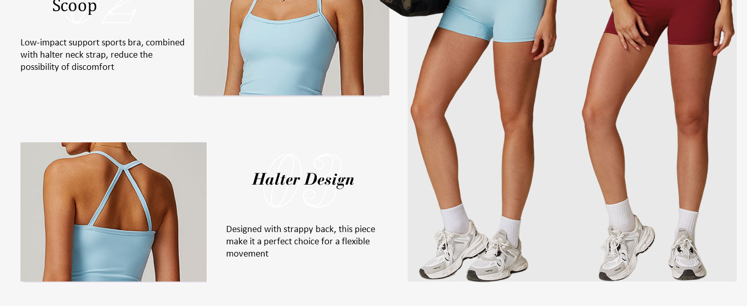 Workout Sets for Women 2 Piece Padded Sports Bra Tank High Waist Booty Gym Shorts Active Yoga Outfits