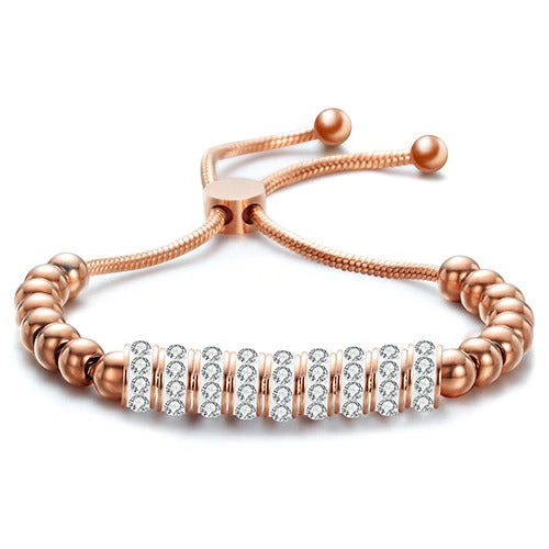 Fashion Party Jewelry Bracelets Adjustable Snake Chain With White Pearl Bracelets For Women Wedding Jewellry
