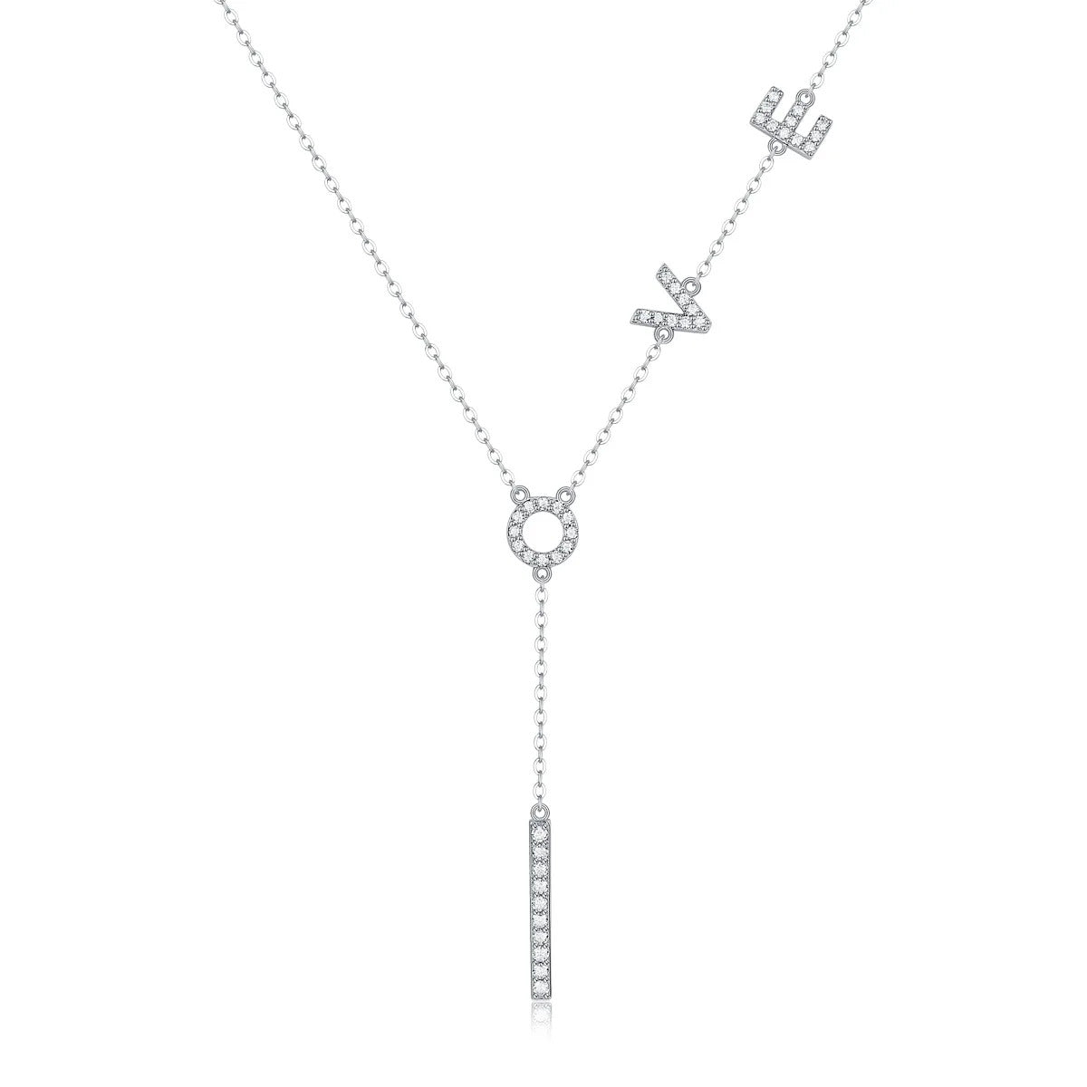 Full Moisssanite D Color Women's Chain Necklace 925 Silver 18K White Gold Fine Luxury Moissanite Pendant Necklace for Women Men